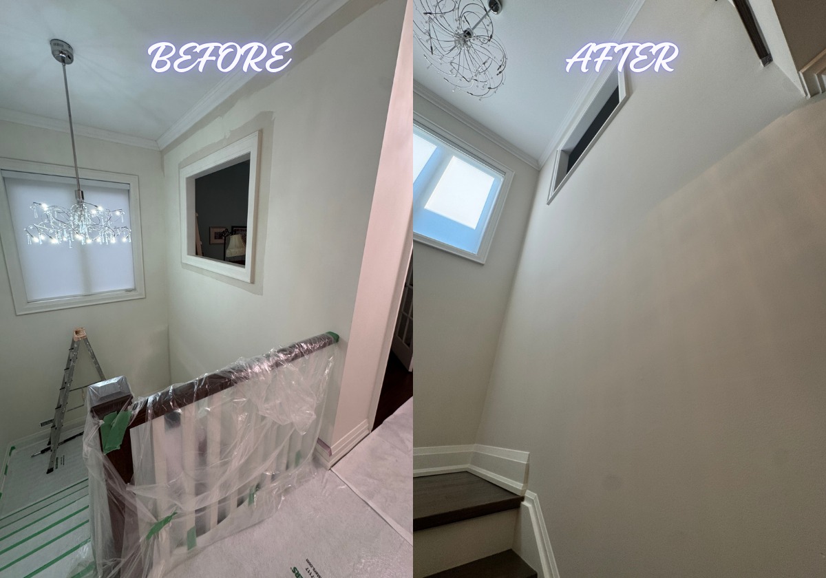 Professional interior painting project